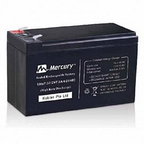 MERCURY SEALED BATTERY 7.5AH