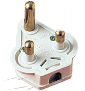 BG Nexus 15Amp Round Pin Plug Sleeved
