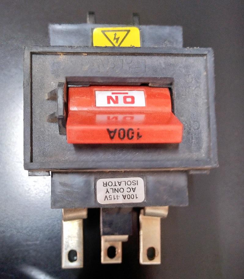 MEM 100A 415V AC ONLY ISOLATOR