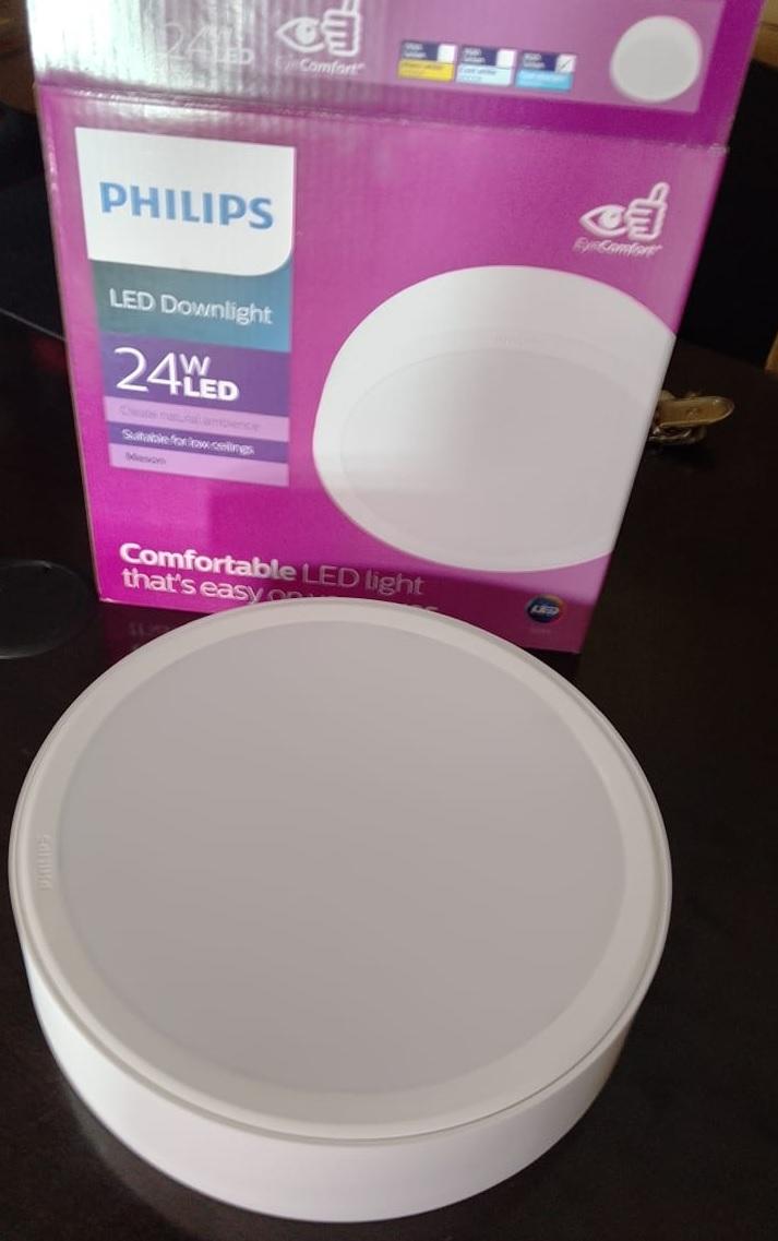 Philips 24W 6500K Surface Mounted LED Round Panel (Cool White)