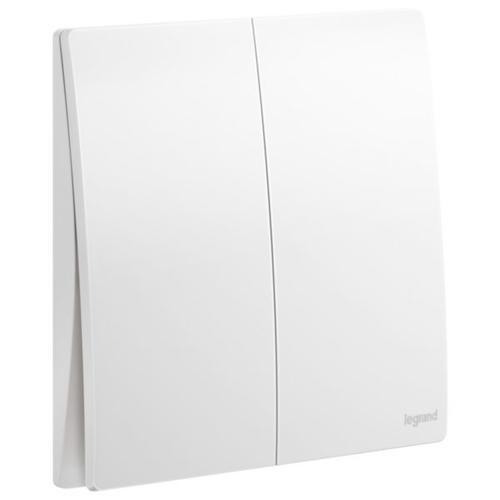 LEGRAND MALLIA SENSES/WHITE 2G 2W 16AX SWITCH