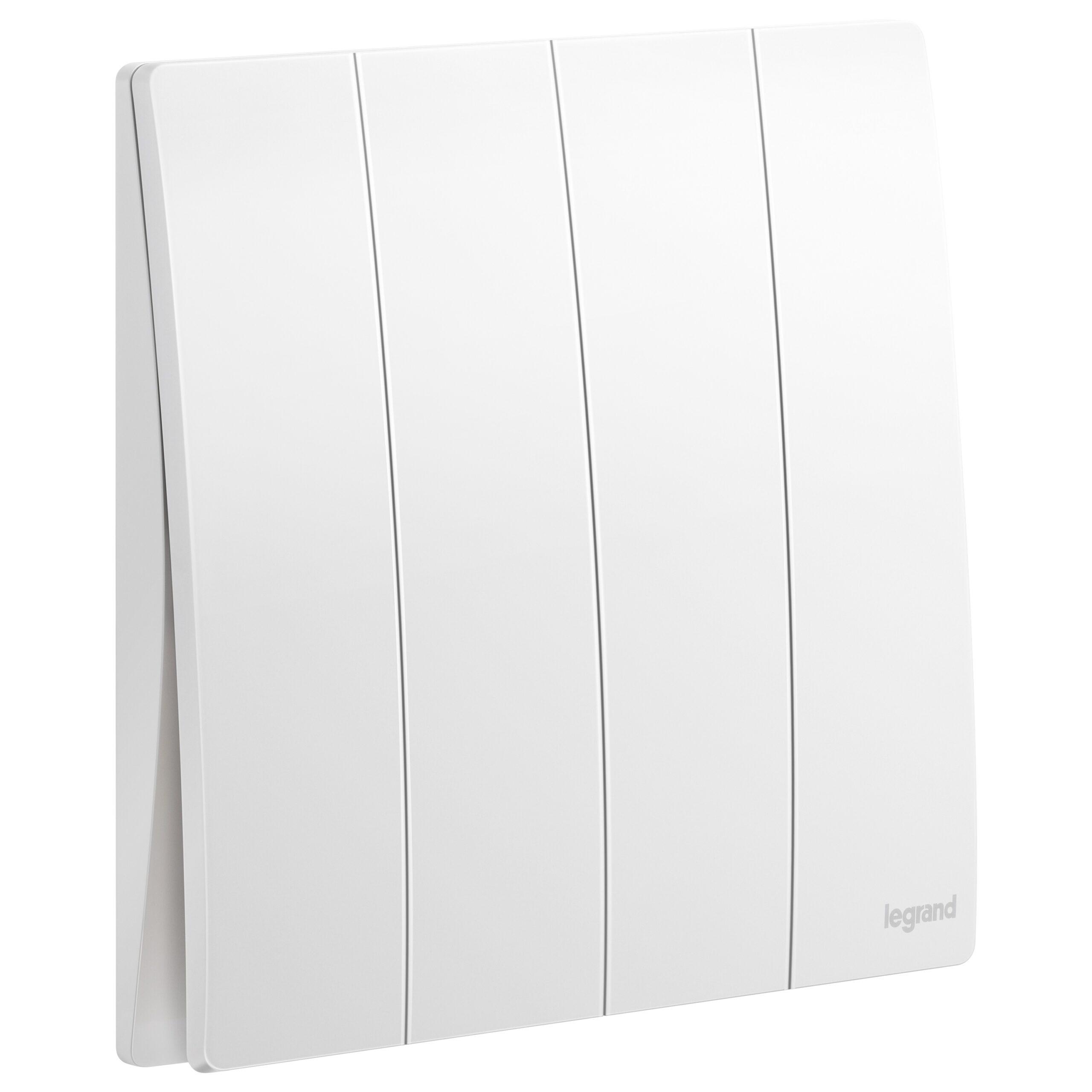 LEGRAND MALLIA SENSES/WHITE 4G 2W 16AX SWITCH