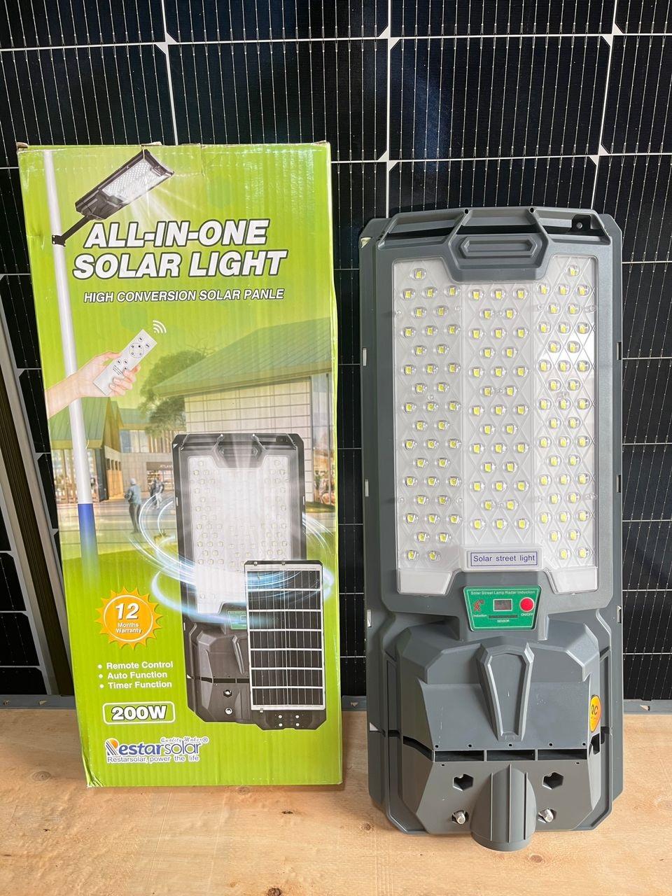 SOLAR STREET LIGHT 200W (all in one)