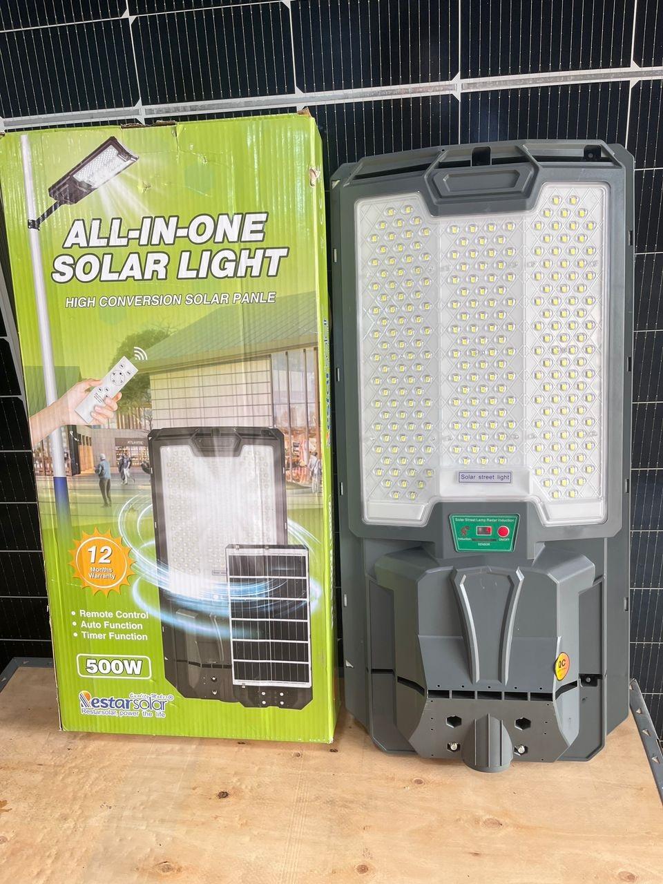 SOLAR STREET LIGHT 500W (all in one)