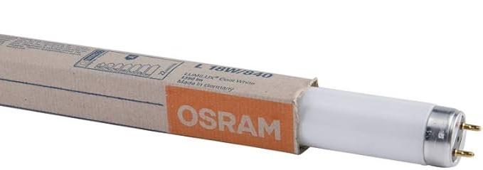 Osram brand Fluorescent tube 18watt Warm White Color 2ft Made in Germany