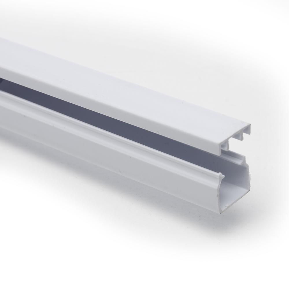 Mini Trunking PVC Self Adhesive White 2mx16mmx16mm-0