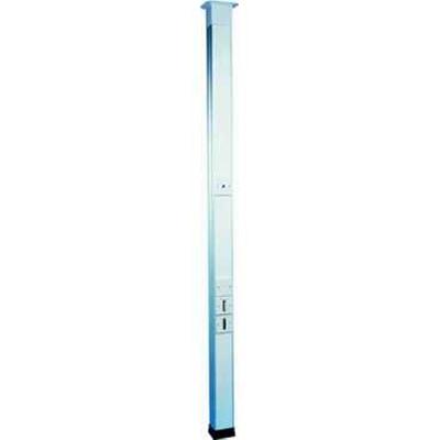 Schneider Electric Power Pole Trunking White, W100 mm x D85mm, L3.6m Aluminium