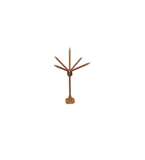 HIGH CONDUCTIVITY COPPER THUNDER PROTECTOR/LIGHTING ARRESTER - Long