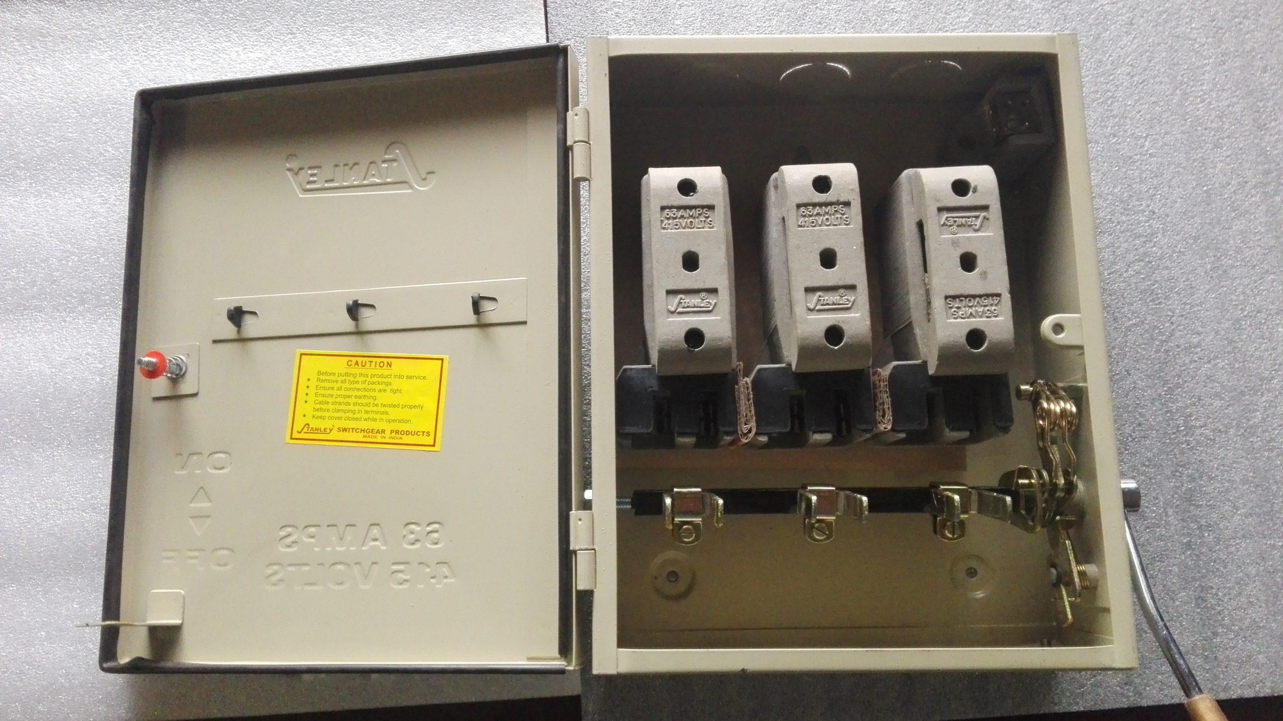 Stanley Switch Gears - Side Handle 32Amp