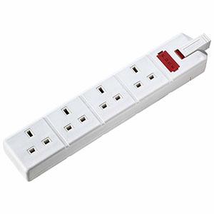 Masterplug Heavy Duty Extension Lead - White BG