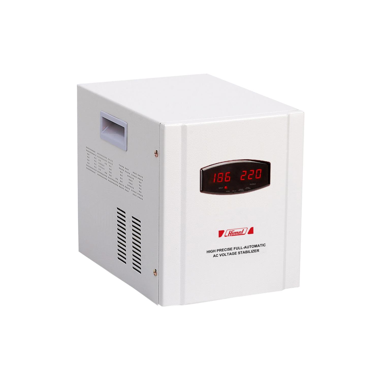 Himel Single Phase Voltage Stabilizers 10kVA HTNDS10HB230 British type plug, 230 V output